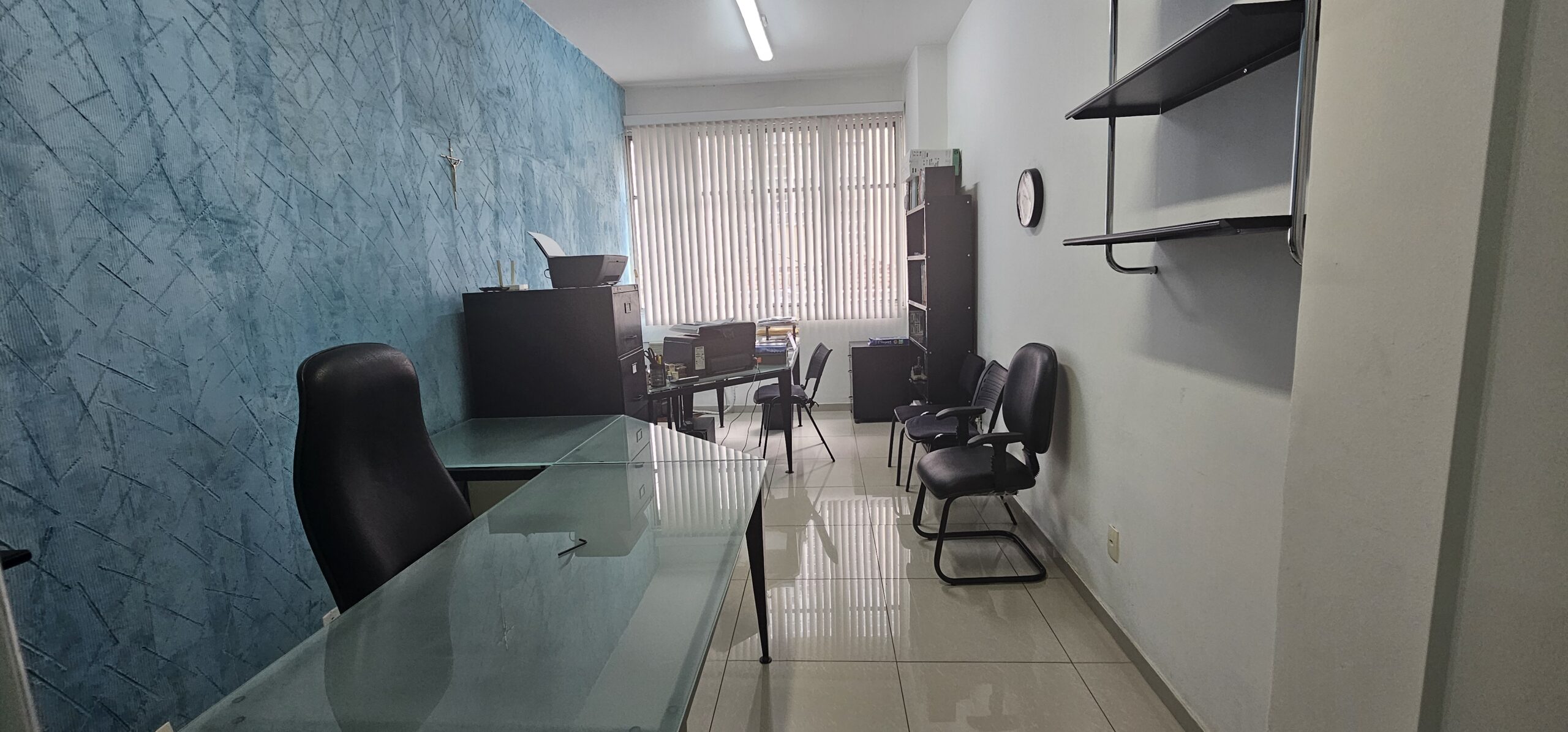 Visão geral da sala