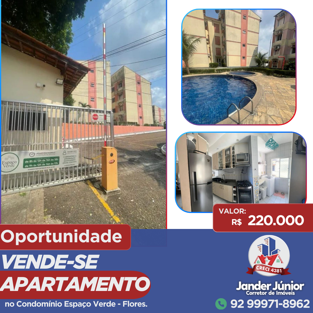 Post para instagram vende-se apartamento simples azul