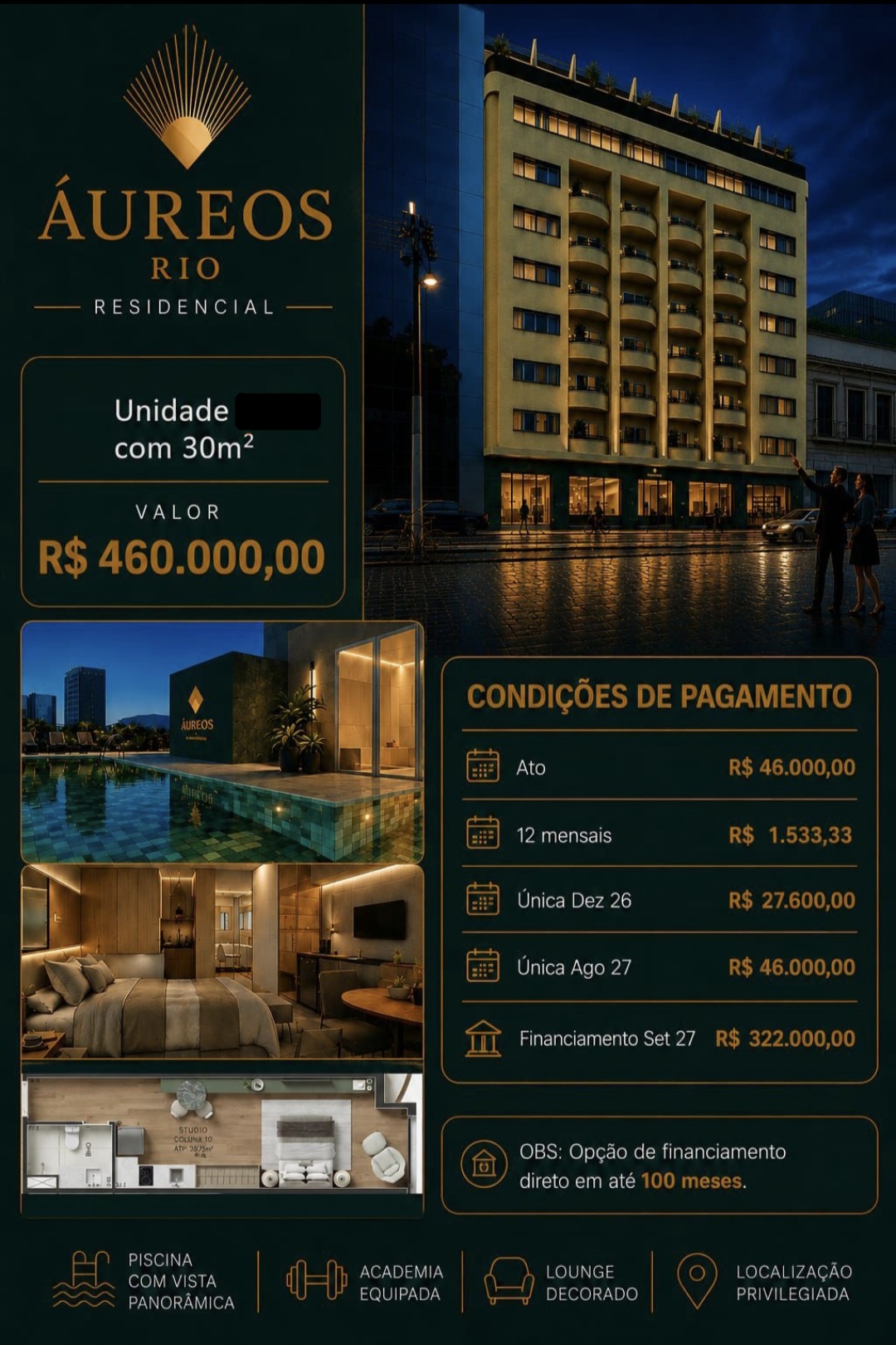 slide aureo 610.000,00 por 469.000,00
