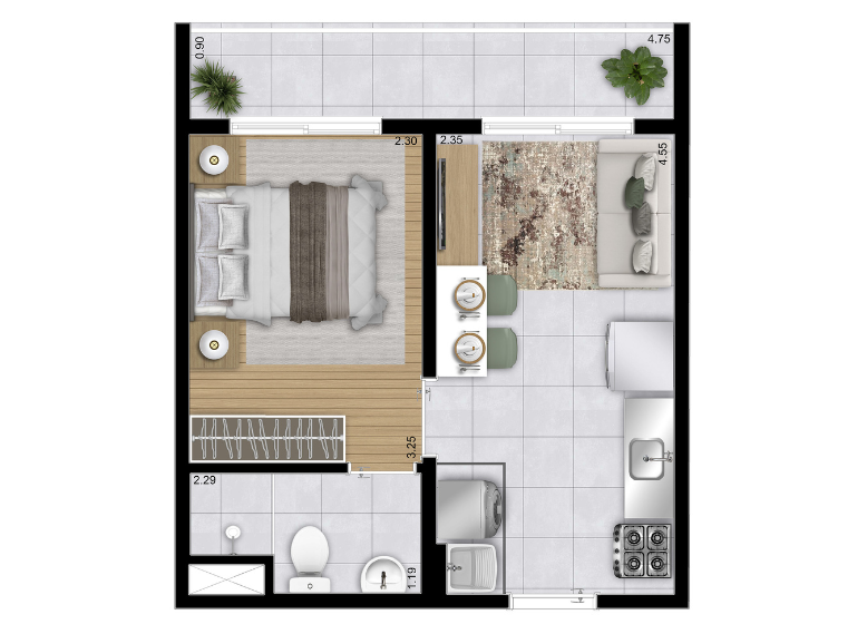Planta 1 dorm VC
